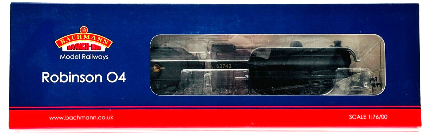 BACHMANN 00 GAUGE - 31-001Z - ROBINSON 04 63743 BR BLACK WEATHERED (HATTONS) 