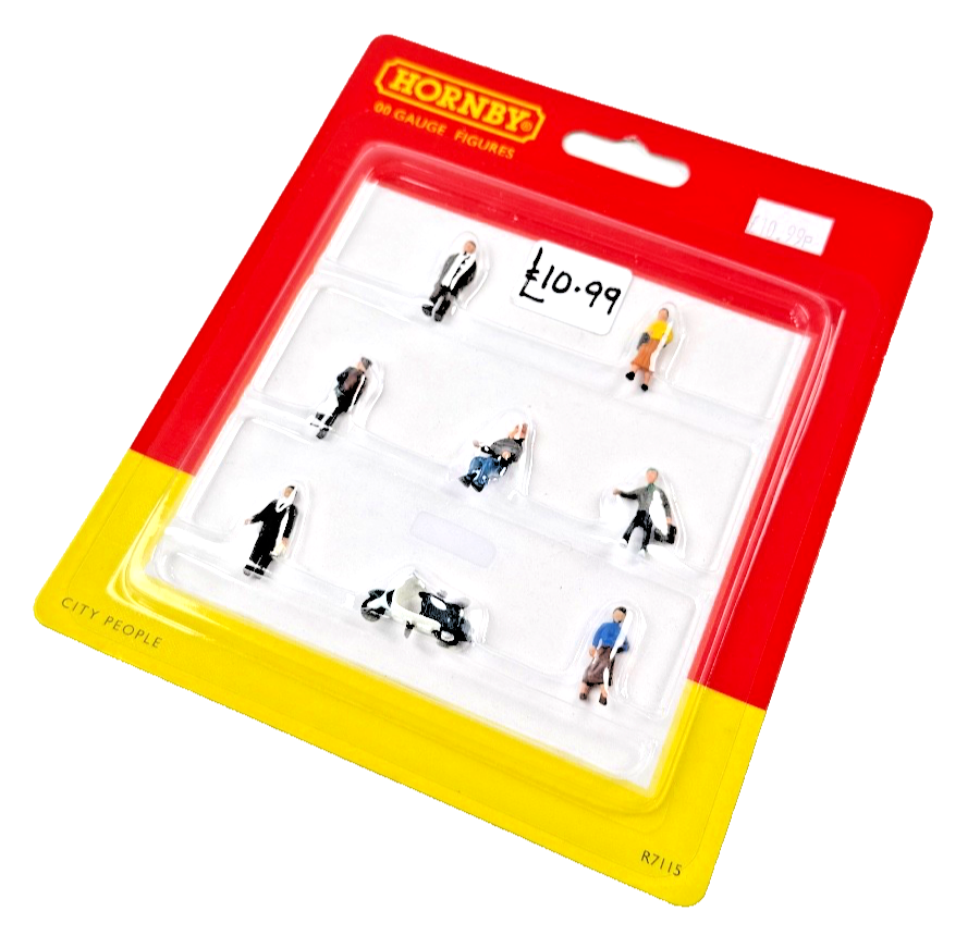 HORNBY 00 GAUGE - R7115 - CITY PEOPLE FIGURES PACK - NEW SEALED