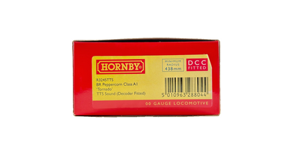 HORNBY OO GAUGE - R3245TTS - BR BLUE PEPPERCORN CLASS A1 TORNADO 60163 DCC SOUND