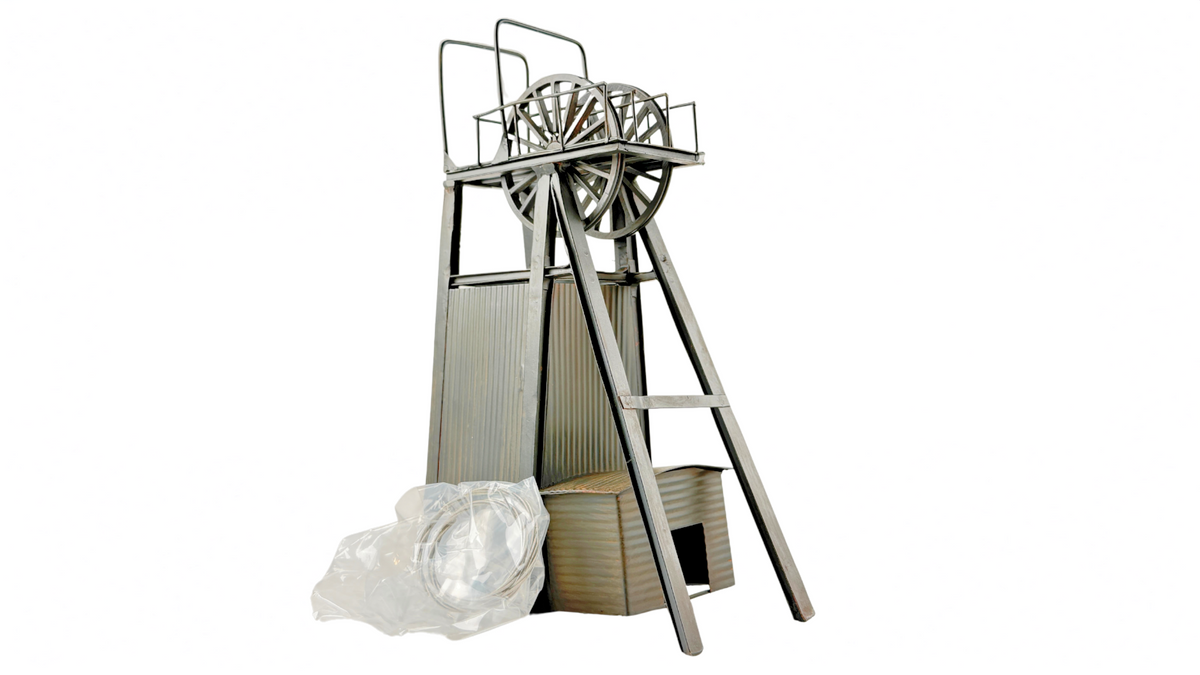 BACHMANN OO GAUGE SCENECRAFT - 44-025 - HAMPTON HEATH COLLIERY PIT HEAD LIFT