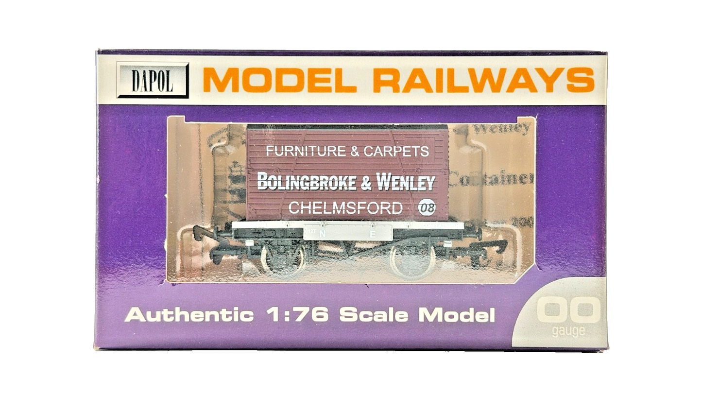 DAPOL 00 GAUGE - BOLINGBROKE & WENLEY CHELMSFORD NE CONFLAT 8 (LIMITED EDITION)