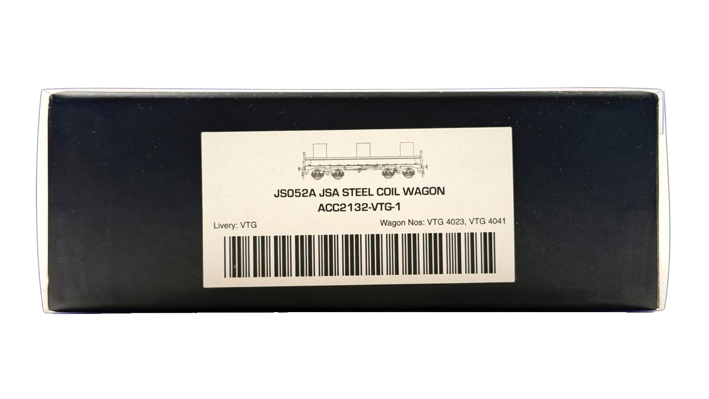 ACCURASCALE OO GAUGE - ACC2132-VTG-1 - JSA STEEL COIL WAGON VTG TWIN PACK