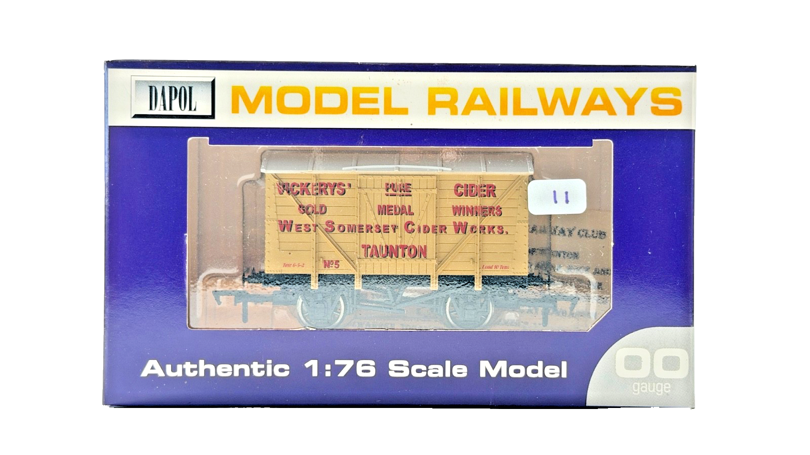 DAPOL 00 GAUGE - VICKERYS' PURE WEST SOMERSET CIDER TAUNTON 5 (LIMITED EDITION)