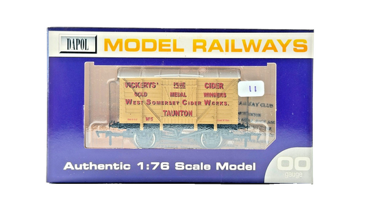 DAPOL 00 GAUGE - VICKERYS' PURE WEST SOMERSET CIDER TAUNTON 5 (LIMITED EDITION)