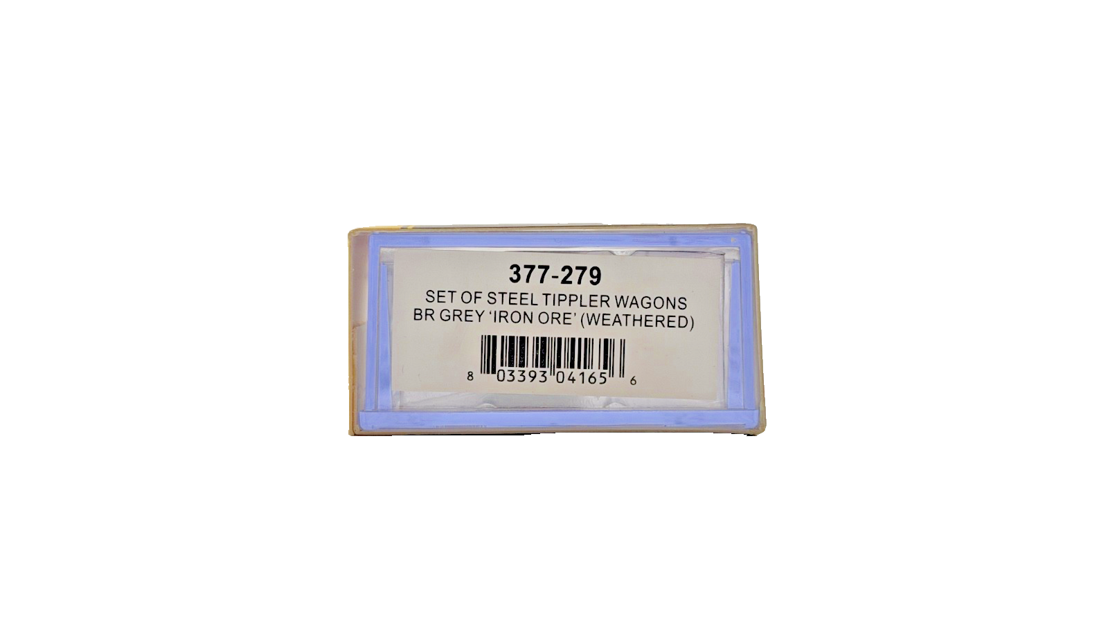 GRAHAM FARISH N GAUGE - 377-279 - SET OF STEEL TIPPLER WAGONS BR GREY IRON ORE