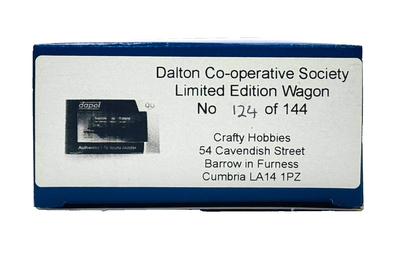 DAPOL 00 GAUGE - DALTON IN FURNESS COOPERATIVE SOCIETY NO.8 (LIMITED EDITION)