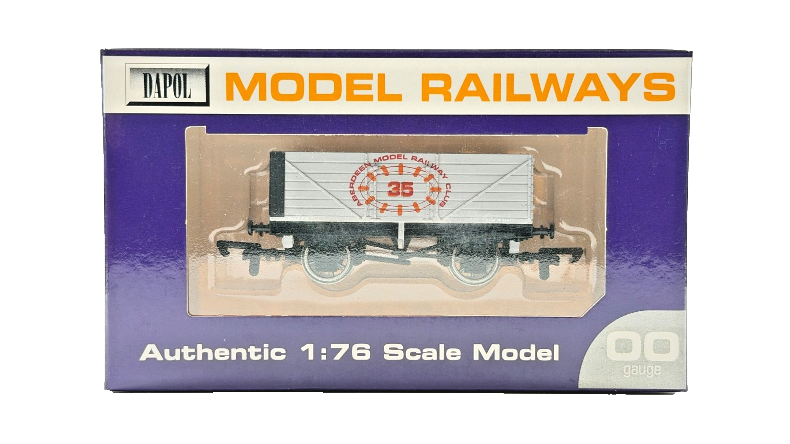 DAPOL 00 GAUGE - ABERDEEN MODEL RAILWAY CLUB 35 YEARS WAGON (LIMITED EDITION)