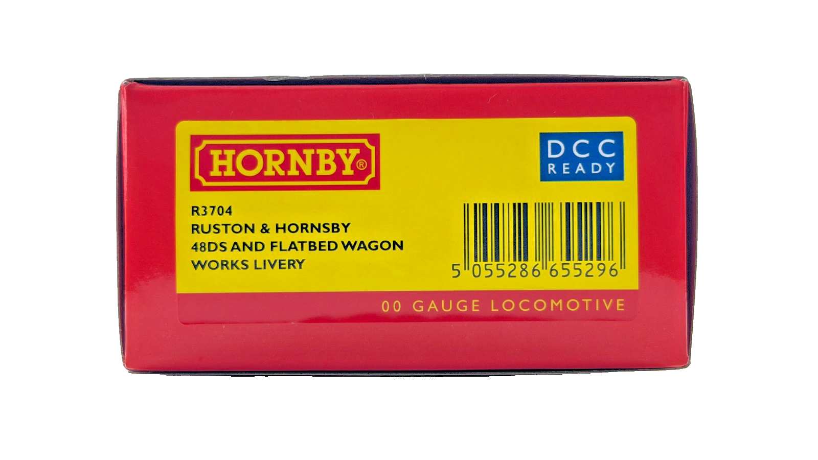 HORNBY OO GAUGE - R3704 - RUSTON & HORNSBY 48DS AND FLATBED WAGON WORKS LIVERY
