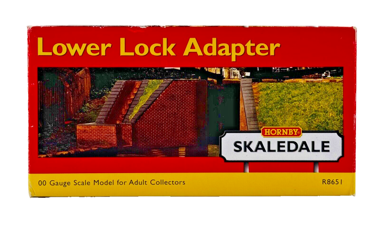 HORNBY 00 GAUGE SKALEDALE - R8651 - CANAL LOWER LOCK ADAPTER - BOXED