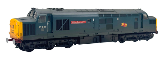 VITRAINS 00 GAUGE - CLASS 37 DIESEL 37207 BR BLUE 'WILLIAM COOKWORTHY' CORNISH