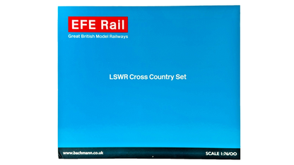 EFE RAIL OO GAUGE - E86015 - LSWR CROSS COUNTRY 3 COACH PACK BR (SR) GREEN