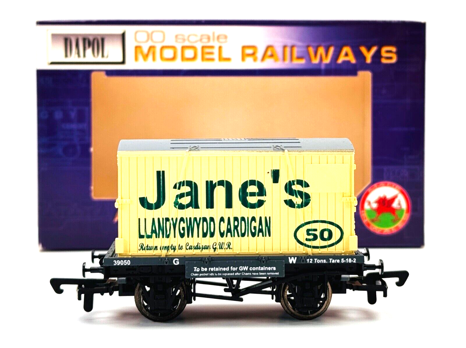 DAPOL 00 GAUGE - JANE'S 50TH LLANDYGWDD CARDIGAN CONFLAT NO.50 (LIMITED EDITION)