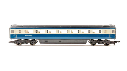 HORNBY 00 GAUGE - RAKE OF 4 INTERCITY 125 BLUE YELLOW PASSENGER COACHES UNBOXED