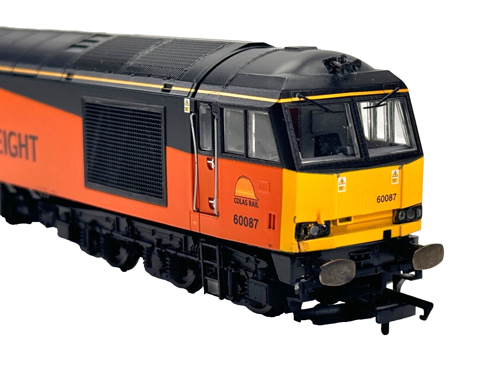 HORNBY 00 GAUGE - R3572 - CLASS 60 DIESEL 60087 COLAS RAIL 'CLIC SARGENT' BOXED