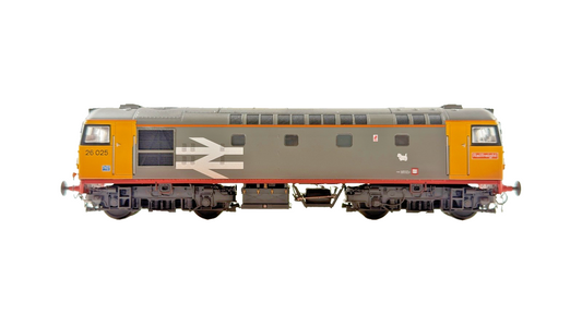 HELJAN OO GAUGE - GM4240501 - CLASS 26/1 DIESEL 26025 RAILFREIGHT RED STRIPE (W)