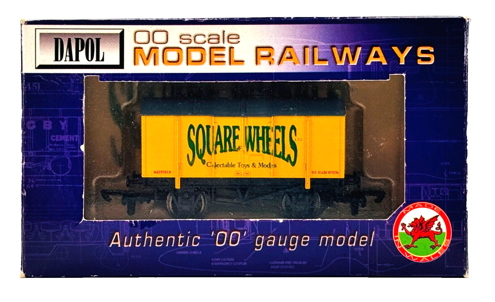 DAPOL 00 GAUGE - SQUARE WHEELS COLLECTABLE TOYS & MODELS PROMO (LIMITED EDITION)