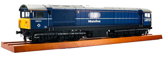 HELJAN O GAUGE - GM7240601 - CLASS 58 DIESEL 58021 MAINLINE BLUE HITHER GREEN