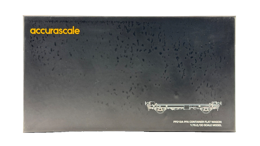 ACCURASCALE OO GAUGE - ACC2081-DRS-O - PFA CONTAINER FLAT WAGON DRS (LADEN)