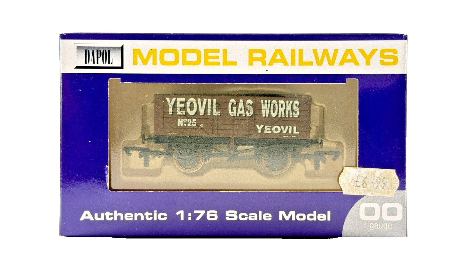 DAPOL 00 GAUGE - YEOVIL GAS WORKS PLANK WAGON NO.25 (LIMITED EDITION)