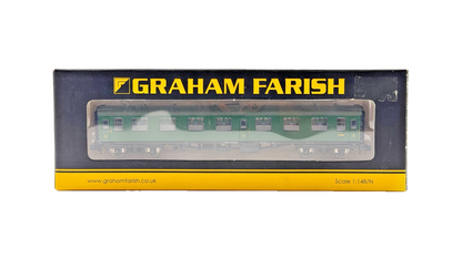 GRAHAM FARISH N GAUGE - 374-817 - MK1 FO FIRST OPEN COACH BR GREEN (SR) BOXED