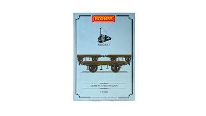 HORNBY OO GAUGE - R60014 - L&MR FLATBED WAGON (3 PACK) BOXED