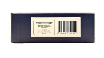 ACCURASCALE OO GAUGE - ACC2095NUP - PFA CONTAINER WAGON DRS LLNW NUPAK PACK 3