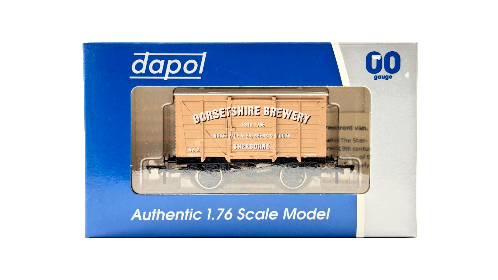 DAPOL 00 GAUGE - DORSETSHIRE BREWERY SHERBORNE VENT VAN NO.2 (LIMITED EDITION)