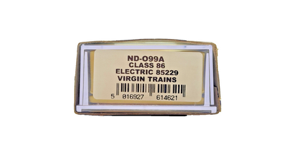 DAPOL N GAUGE - ND-099A - CLASS 86 ELECTRIC LOCOMOTIVE 86229 VIRGIN TRAINS BOXED