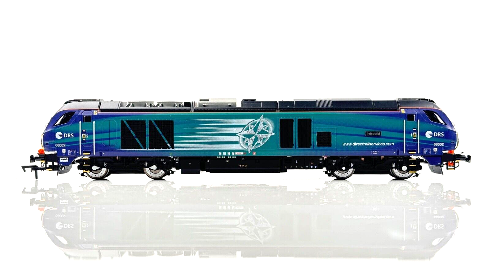 DAPOL 00 GAUGE - 4D-022-027 - CLASS 68 68002 DRS COMPASS NEW LOGO INTREPID NEW