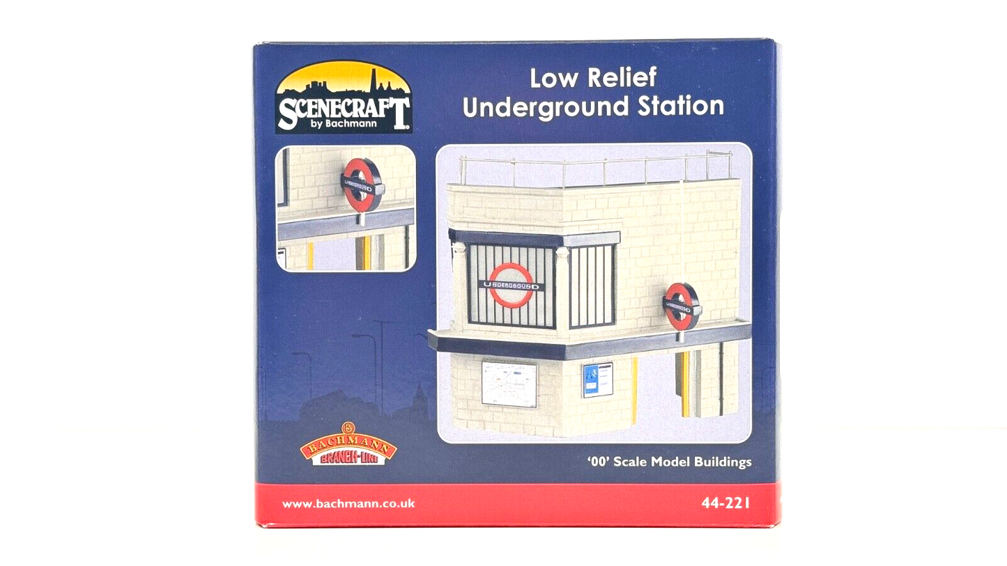 BACHMANN 00 GAUGE SCENECRAFT - 44-221 - LOW RELIEF UNDERGROUND STATION - NEW