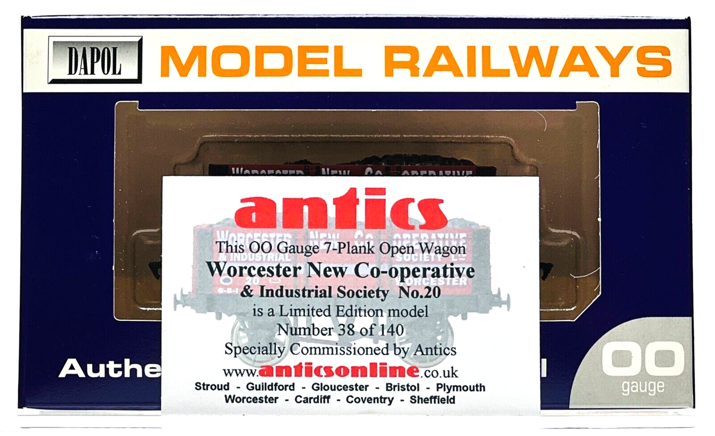 DAPOL 00 GAUGE - 'WORCESTER NEW CO-OPERATIVE INDUSTRIAL NO.20' (LIMITED EDITION)