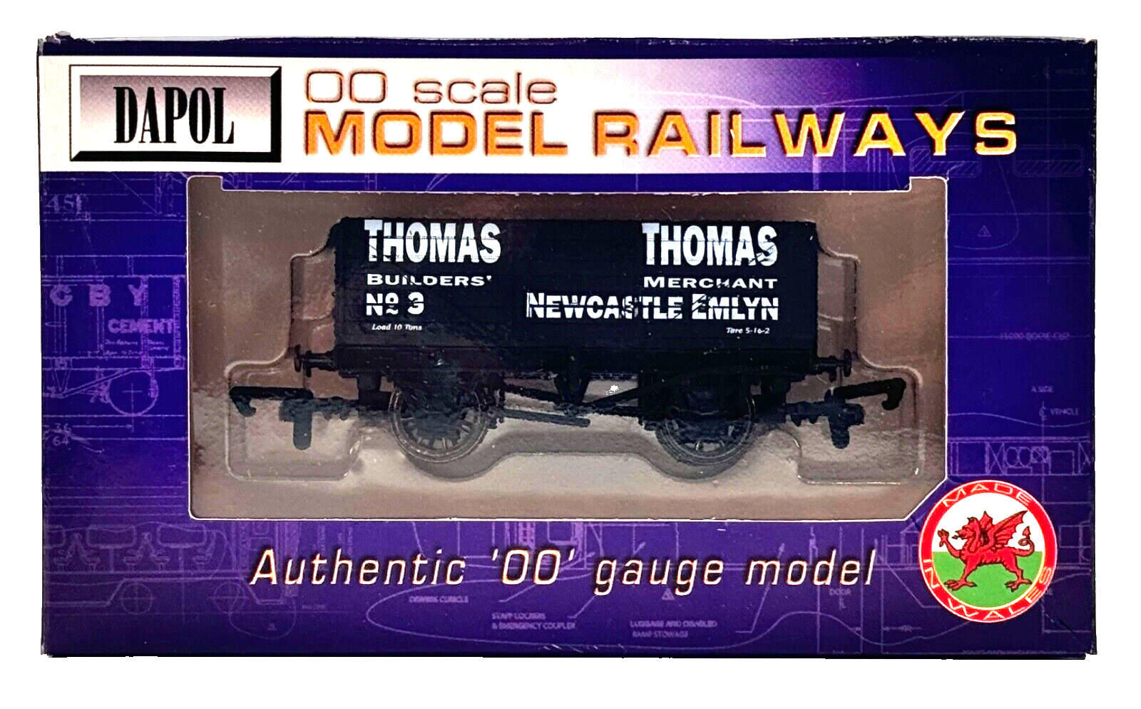 DAPOL 00 GAUGE - THOMAS THOMAS BUILDERS MERCHANT NEWCASTLE 3 (LIMITED EDITION)