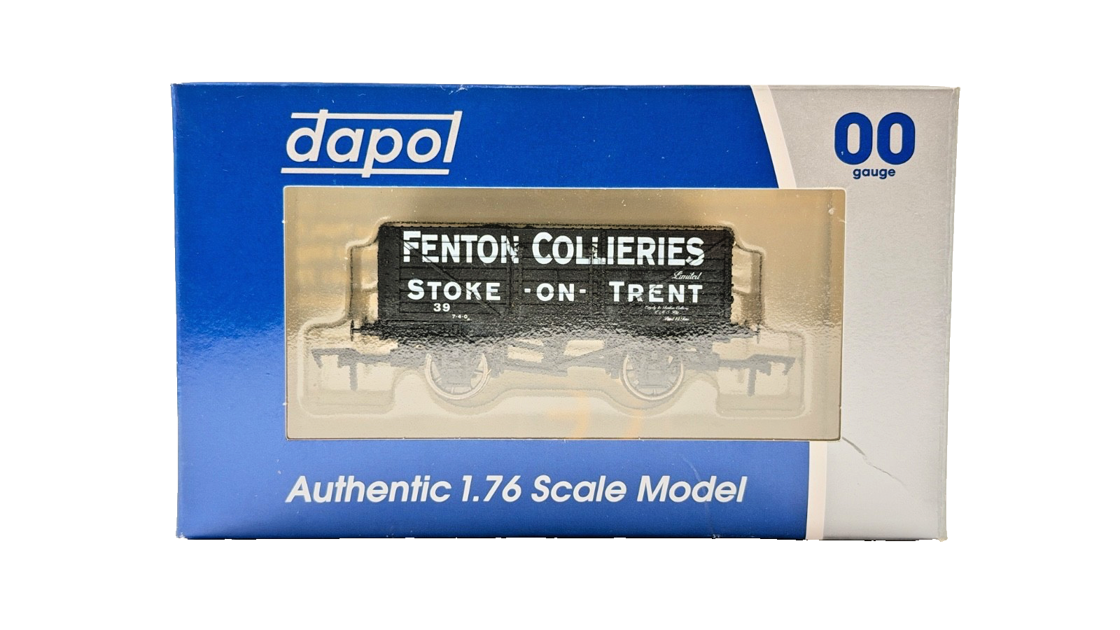 DAPOL 00 GAUGE - FENTON COLLIERIES STOKE ON TRENT WAGON 39 (LIMITED EDITION)