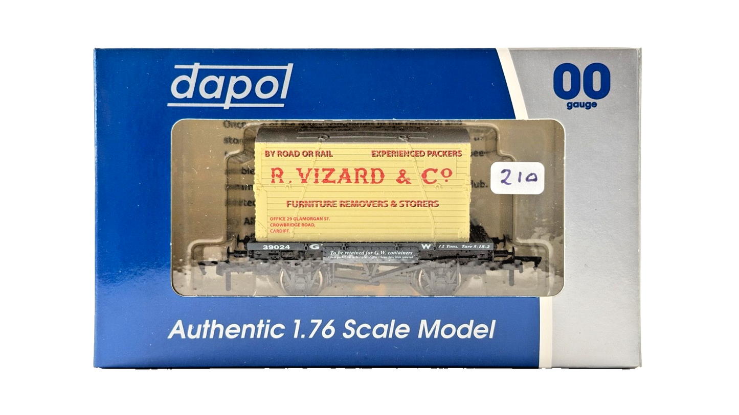 DAPOL 00 GAUGE - R VIZARD FURNITURE REMOVERS WELSH GW CONFLAT (LIMITED EDITION)