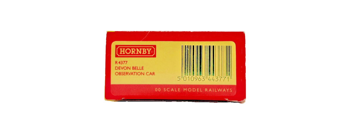 HORNBY OO GAUGE - R4377 - DEVON BELLE PULLMAN OBSERVATION CAR COACH BOXED