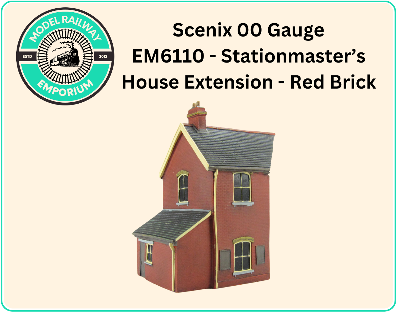 SCENIX LIKE HORNBY 00 GAUGE SKALEDALE - EM6110 - STATIONMASTERS EXTENSION - NEW