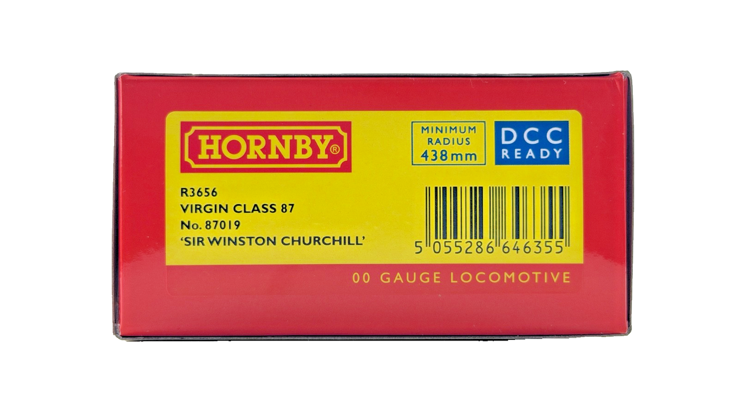 HORNBY OO GAUGE - R3656 - CLASS 87 LOCO 87019 VIRGIN TRAINS WINSTON CHURCHILL