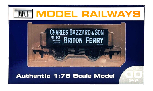 DAPOL 00 GAUGE - CHARLES BAZZARD & SON BRITON FERRY NO.192 (LIMITED EDITION)