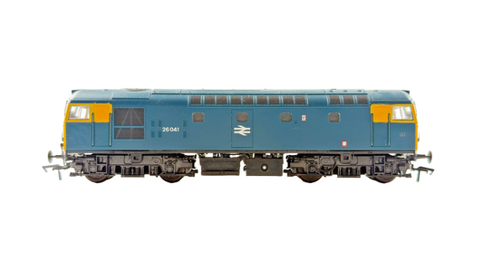 HELJAN OO GAUGE - 2603 - CLASS 26 DIESEL 26041 BR BLUE YELLOW CAB ENDS BOXED