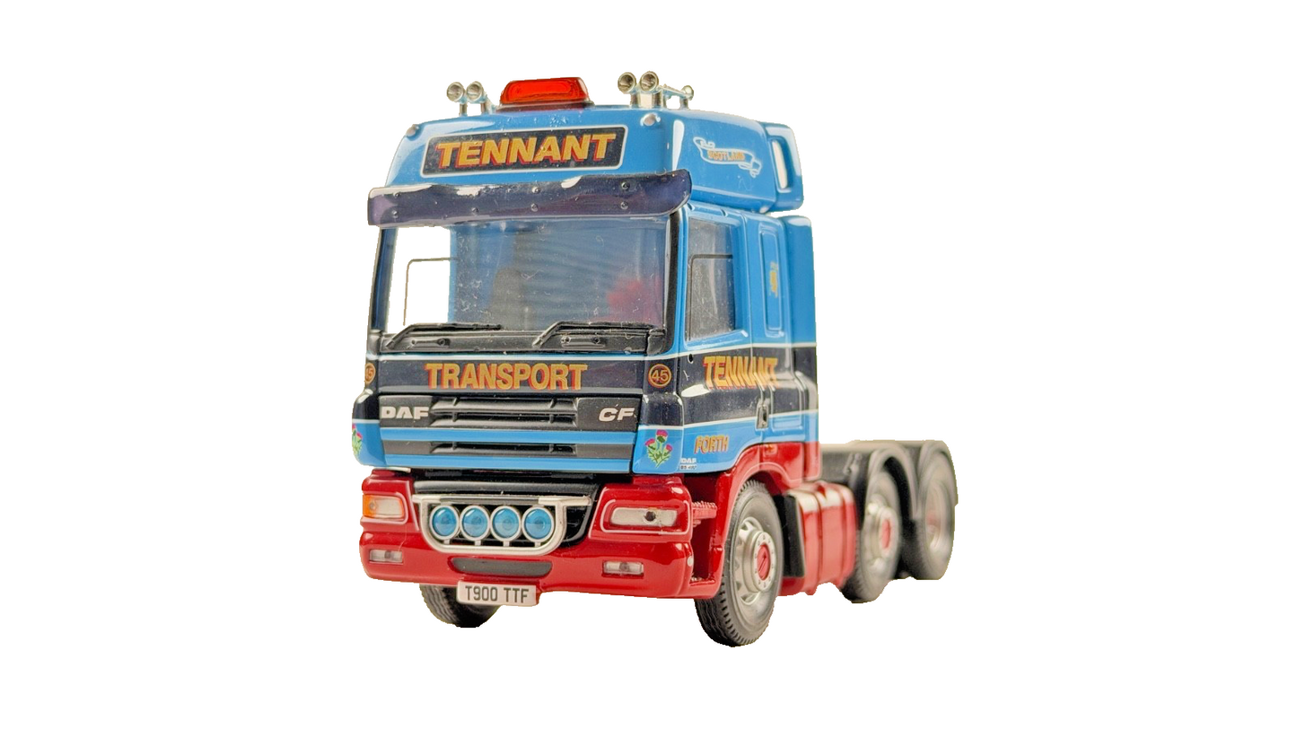 CORGI 1/50 SCALE DIECAST DAF CF TENNANT TRANSPORT SCOTLAND TRACTOR UNIT UNBOXED