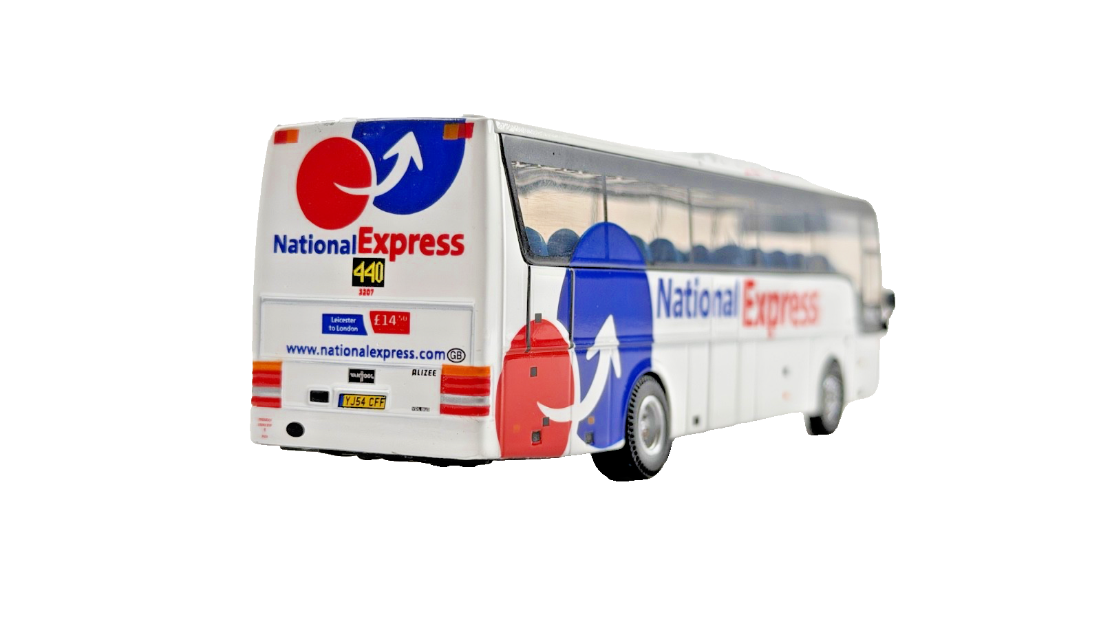 CORGI 1/76 SCALE - VAN HOOL T9 NATIONAL EXPRESS LONDON COACH UNBOXED