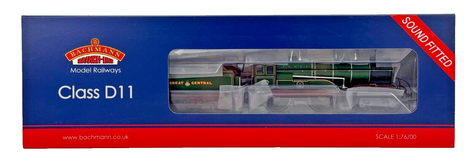 BACHMANN 00 GAUGE - 31-147DS - GREAT CENTRAL CLASS 11F 502 'ZEEBRUGGE' DCC SOUND