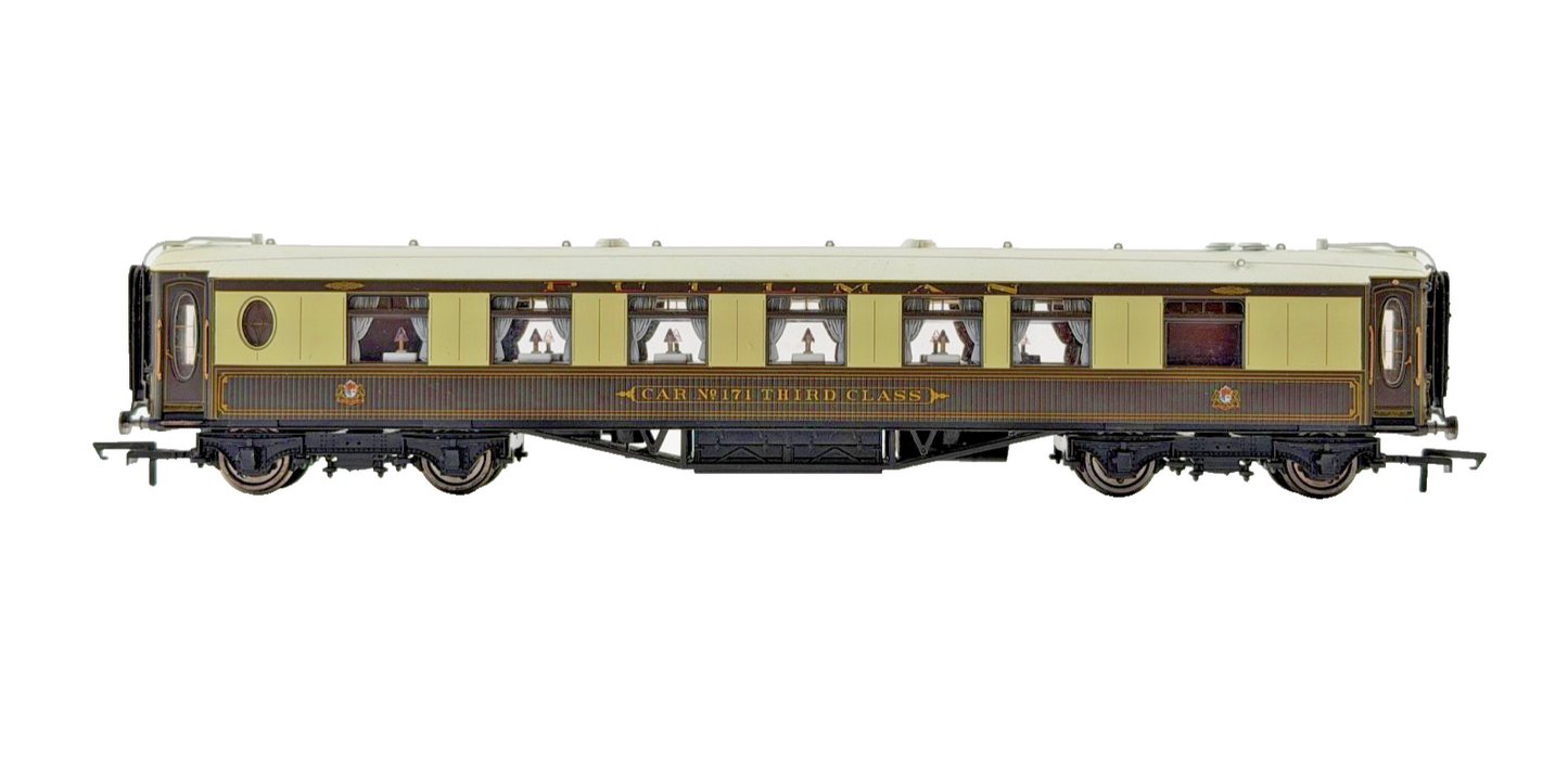 HORNBY 00 GAUGE - R4146 - PULLMAN 3RD CLASS KITCHEN CAR NO.171 THIRD CLASS BOXED
