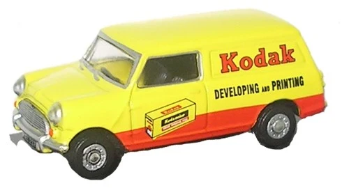 OXFORD DIECAST 1/76 SCALE - 76CS050 - MINI VAN KODAK DEVELOPING & PRINTING - NEW