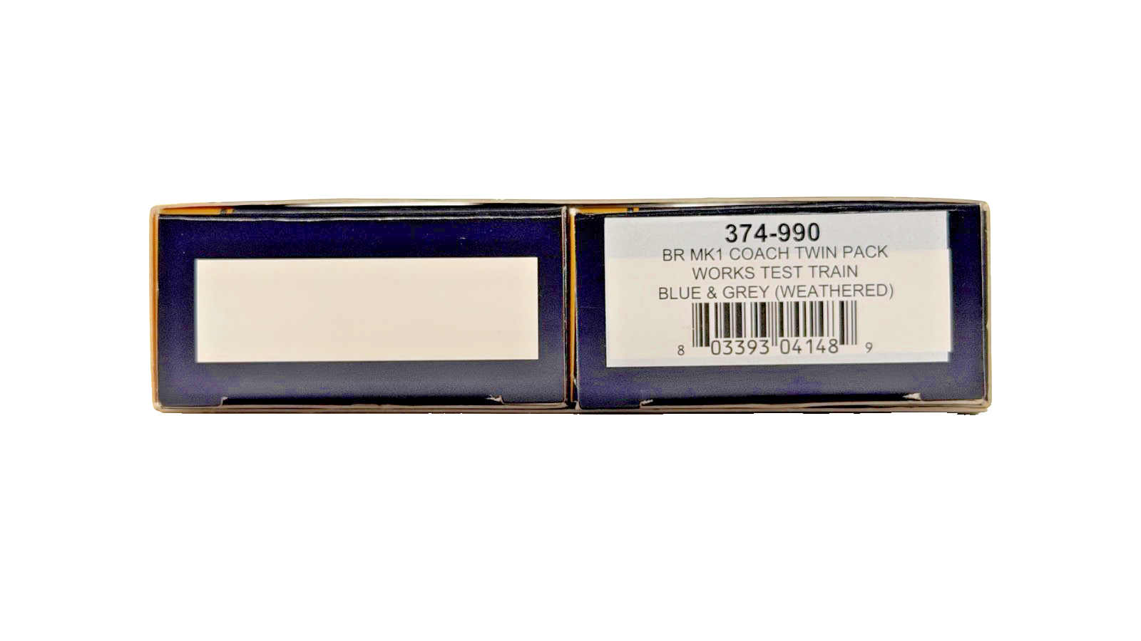 GRAHAM FARISH N GAUGE - 374-990 - MK1 COACH PACK WORKS TEST TRAIN BLUE GREY (W)