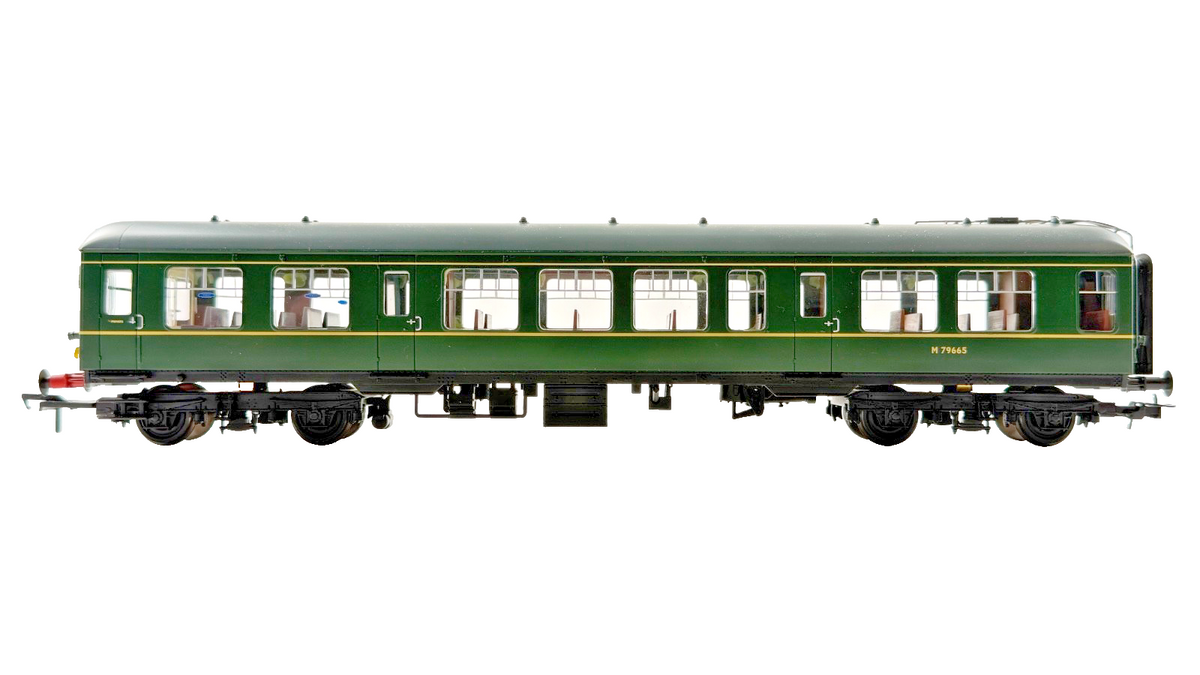 BACHMANN OO GAUGE - 32-515 - DERBY LIGHTWEIGHT TWO CAR DMU BR GREEN YWP BOXED