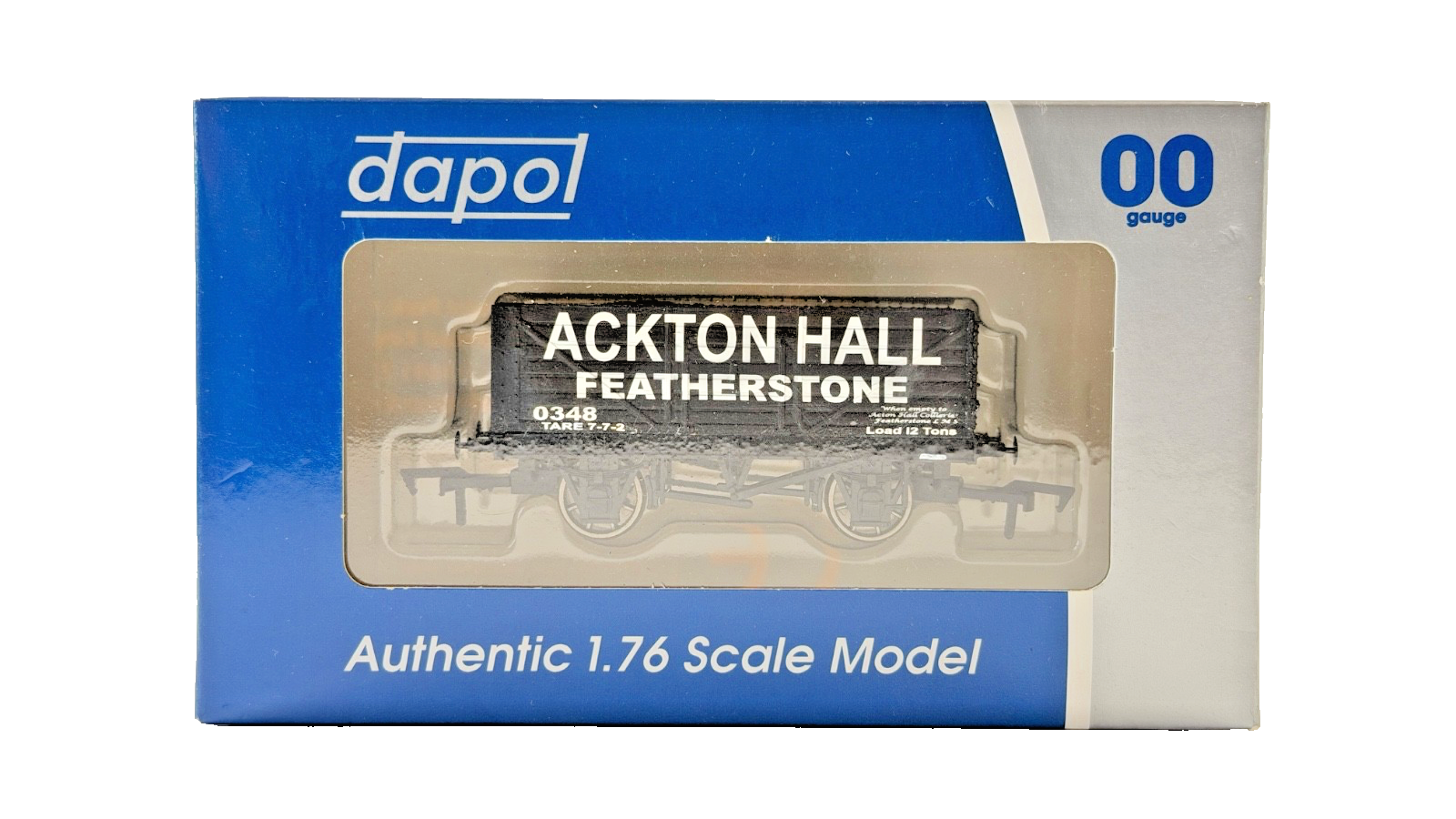 DAPOL 00 GAUGE - ACKTON HALL COLLIERY FEATHERSTONE WAGON 0348 (LIMITED EDITION)
