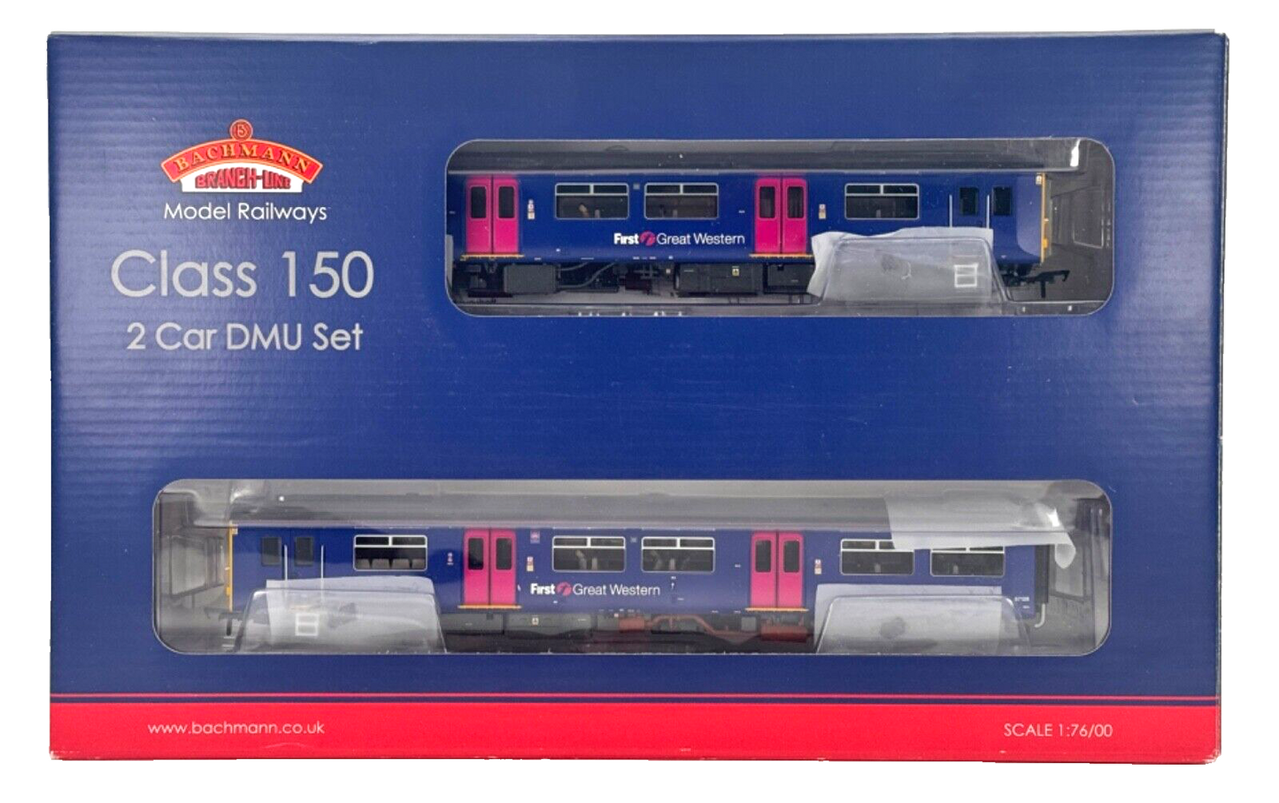 BACHMANN 00 GAUGE - 32-927 - CLASS 150/1 DMU FIRST GREAT WESTERN FGW - DCC SOUND