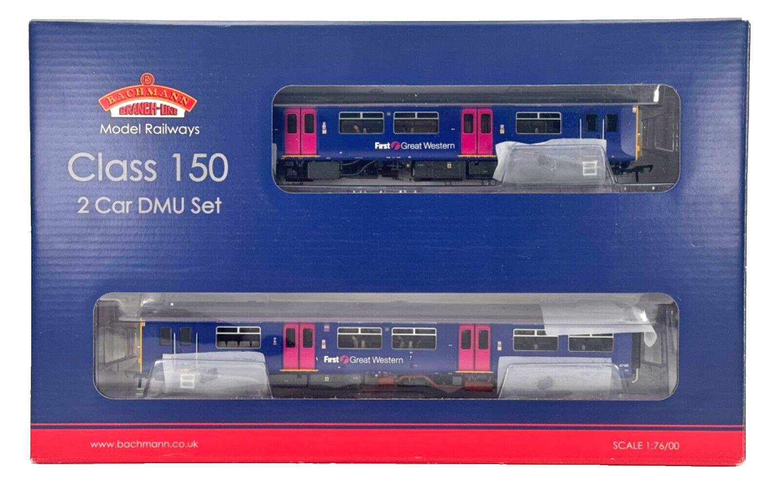 BACHMANN 00 GAUGE - 32-927 - CLASS 150/1 DMU FIRST GREAT WESTERN FGW - DCC SOUND