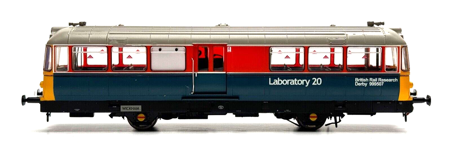 HELJAN 00 GAUGE - 87101 - RAILBUS RTC BR RED/BLUE DERBY LABORATORY 20 - BOXED